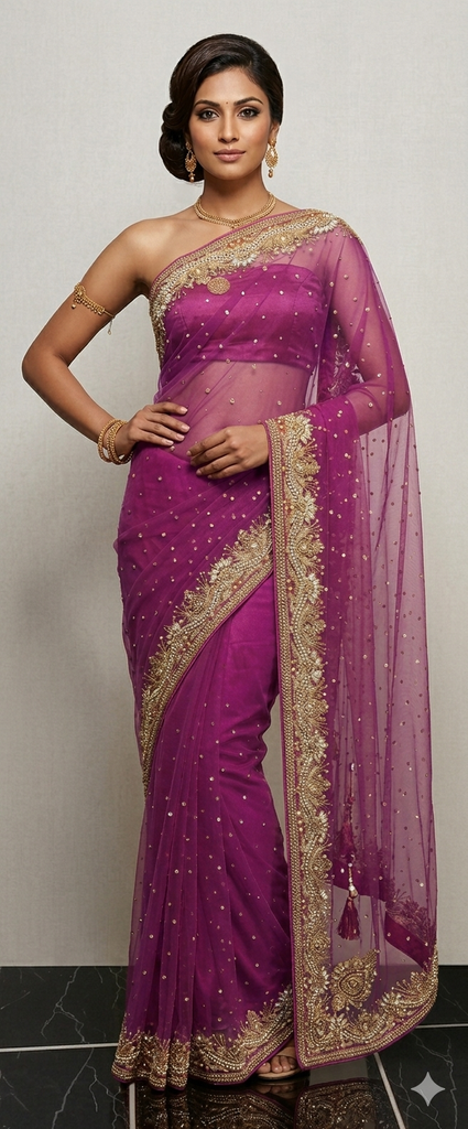 Net saree