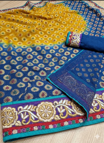 Crepe Georgette Saree