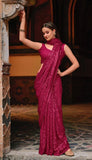 Sequin saree