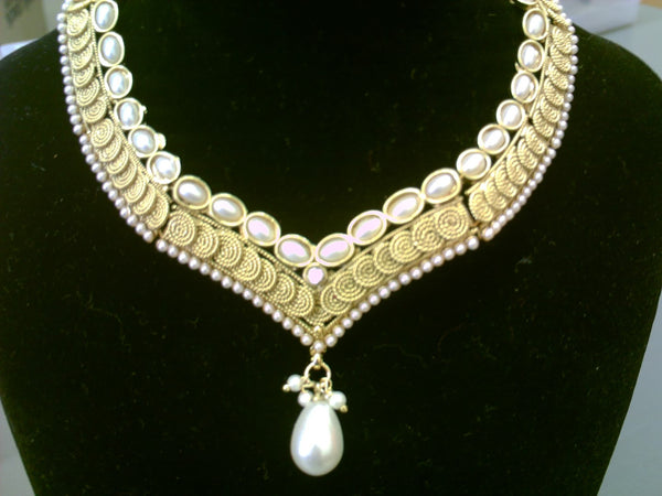 Polki Necklace Set